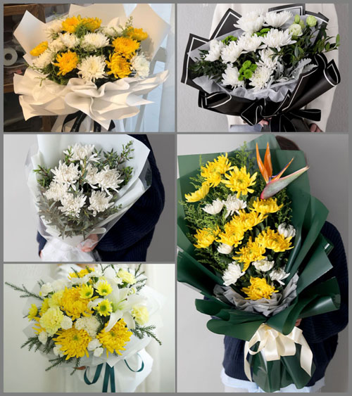 广东肇庆市广宁县潭布镇古灶村白事花束代送
